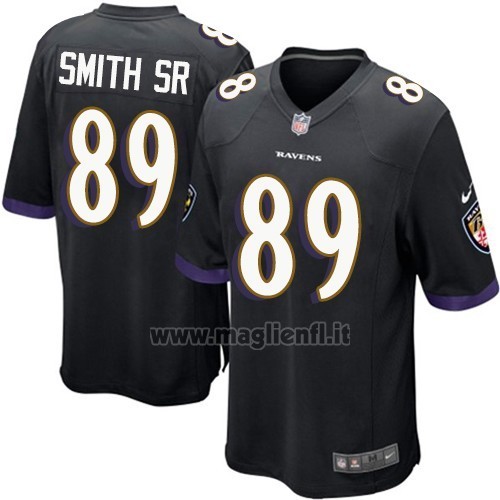 Maglia NFL Game Bambino Baltimore Ravens Smith Sr Nero